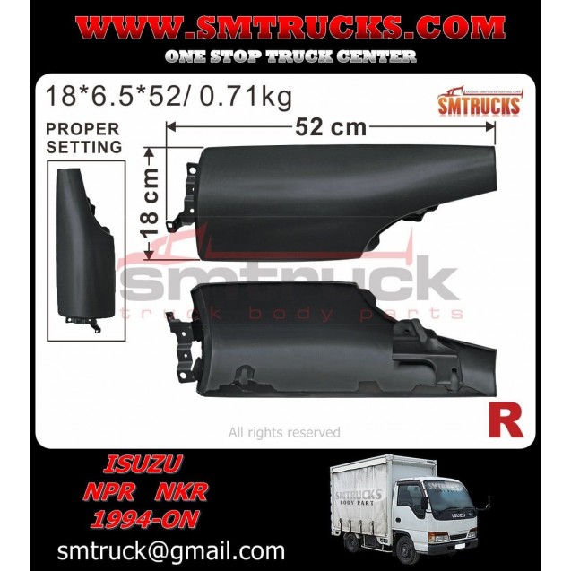 SANWA Front Side Panel RH For Isuzu NPR/NQR/NRR 2004-2007 – 5.2L 4HK1, UAP-200-126 RH